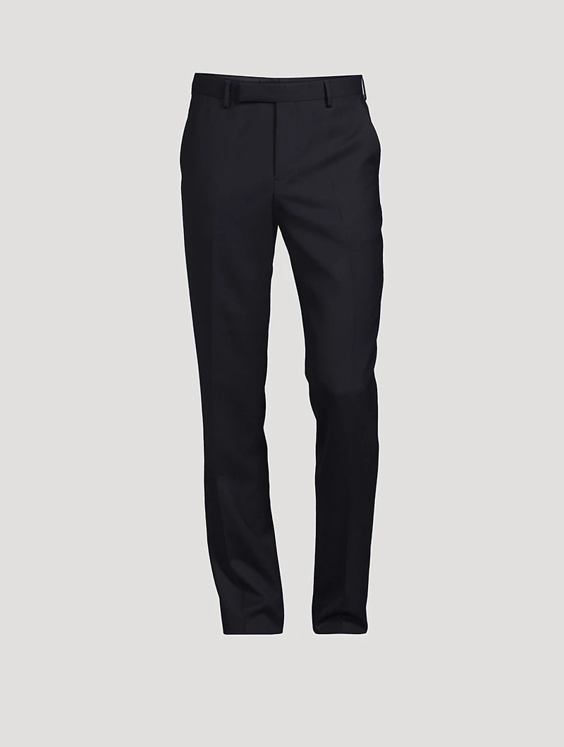 Wool Slim-Fit Pants
