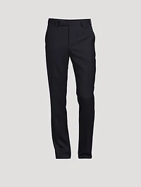 Wool Slim-Fit Pants