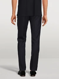 Wool Slim-Fit Pants