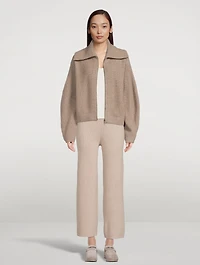 Sam Cashmere Zip Cardigan