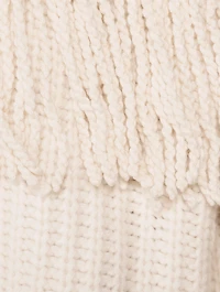 Elisa Fringe Cashmere Cardigan