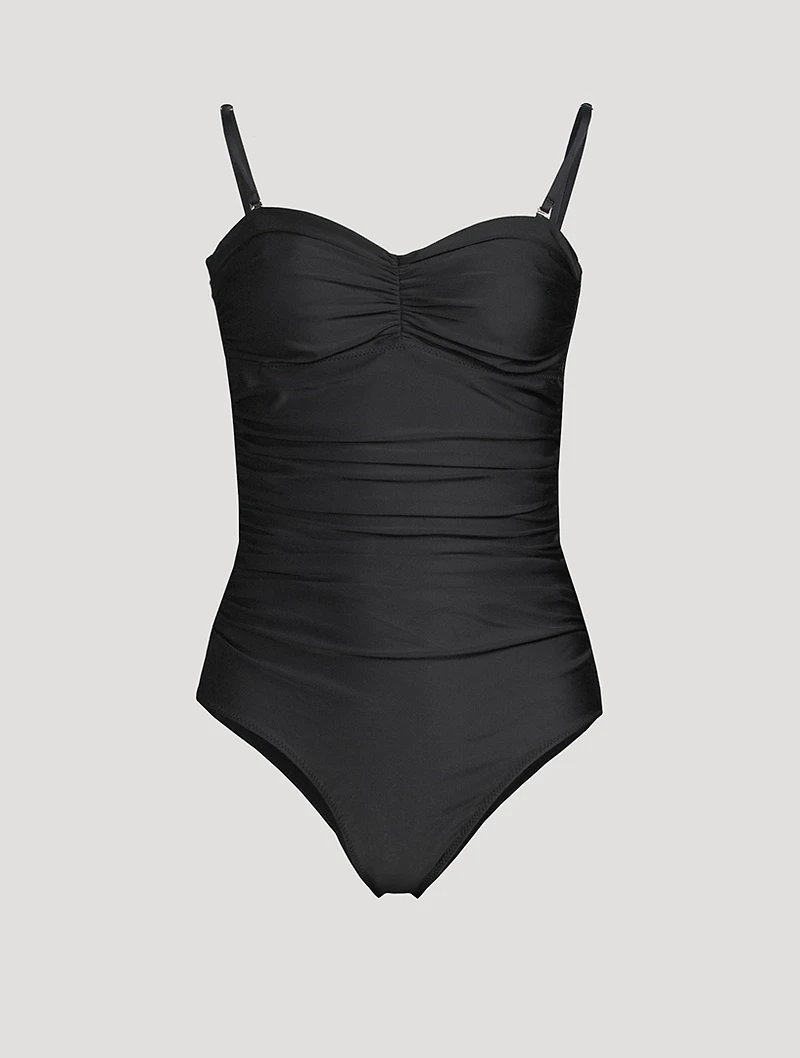 Ruched One-Piece Swimsuit