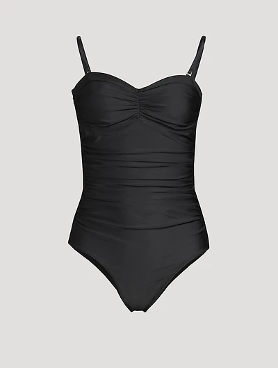 Ruched One-Piece Swimsuit