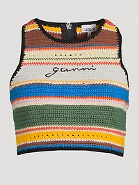 Crochet Halter Bikini Top