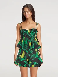 Cover-Up Cami Tropical Print