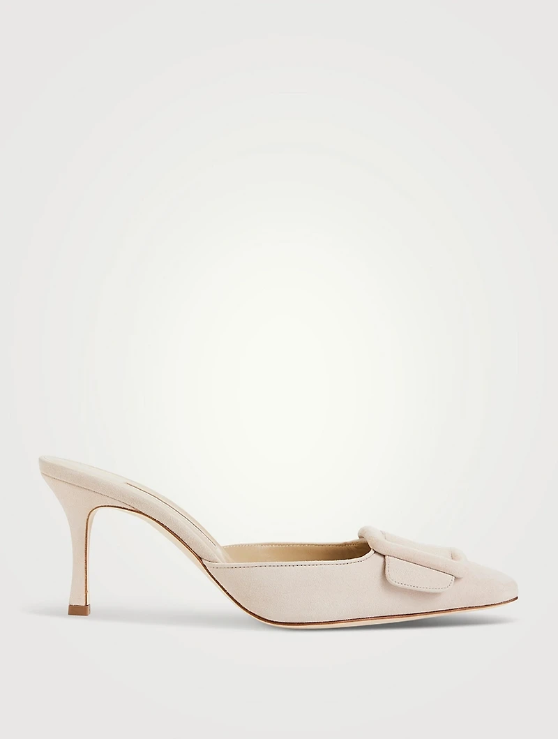 Maysale 70 Suede Mules