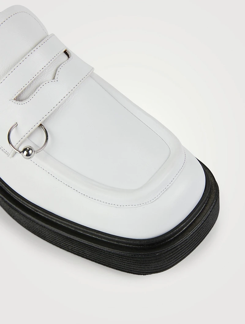 Piercing Leather Loafers