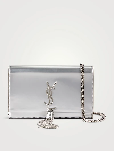 Kate YSL Monogram Mirrored Leather Chain Wallet