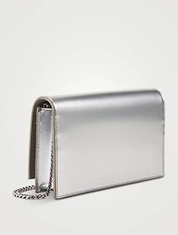 Kate YSL Monogram Mirrored Leather Chain Wallet