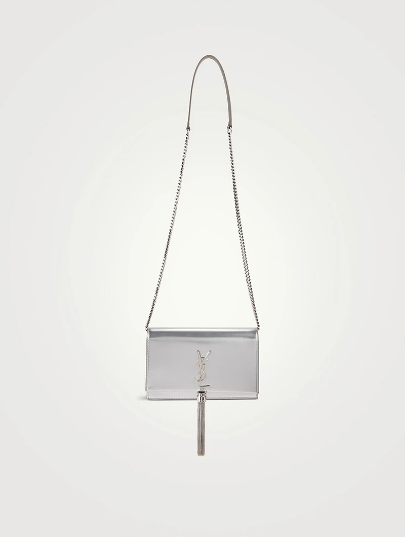 Kate YSL Monogram Mirrored Leather Chain Wallet