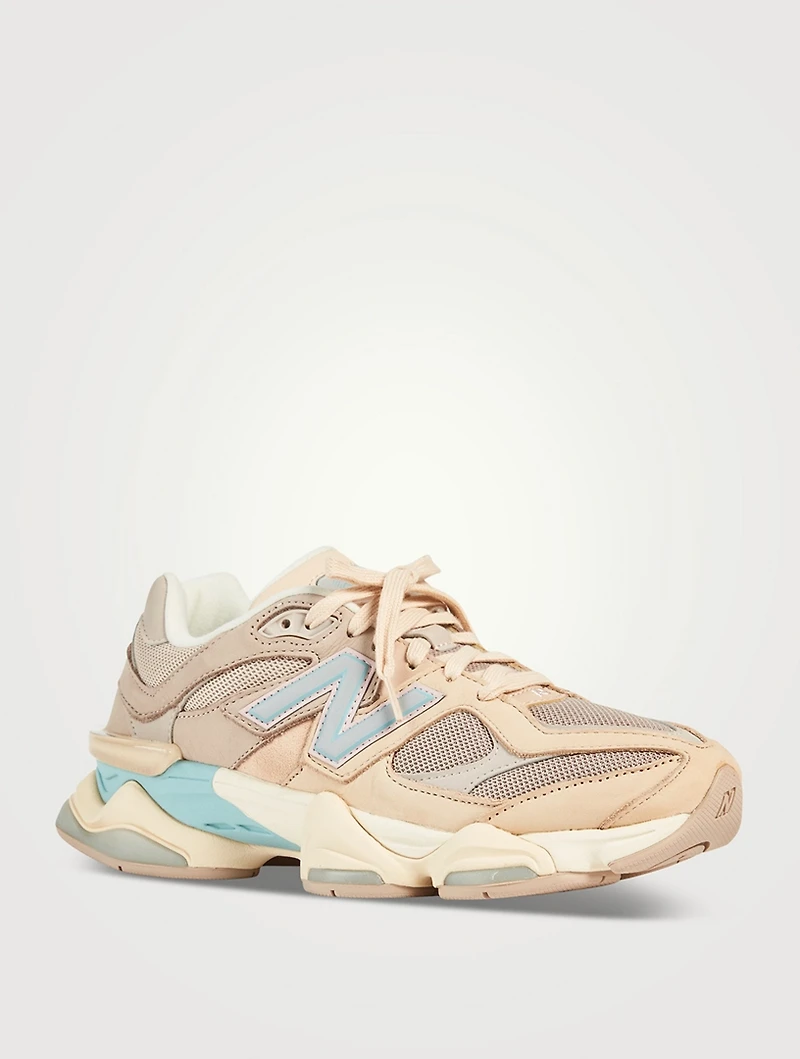 9060 Leather And Mesh Sneakers