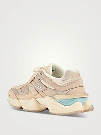 9060 Leather And Mesh Sneakers