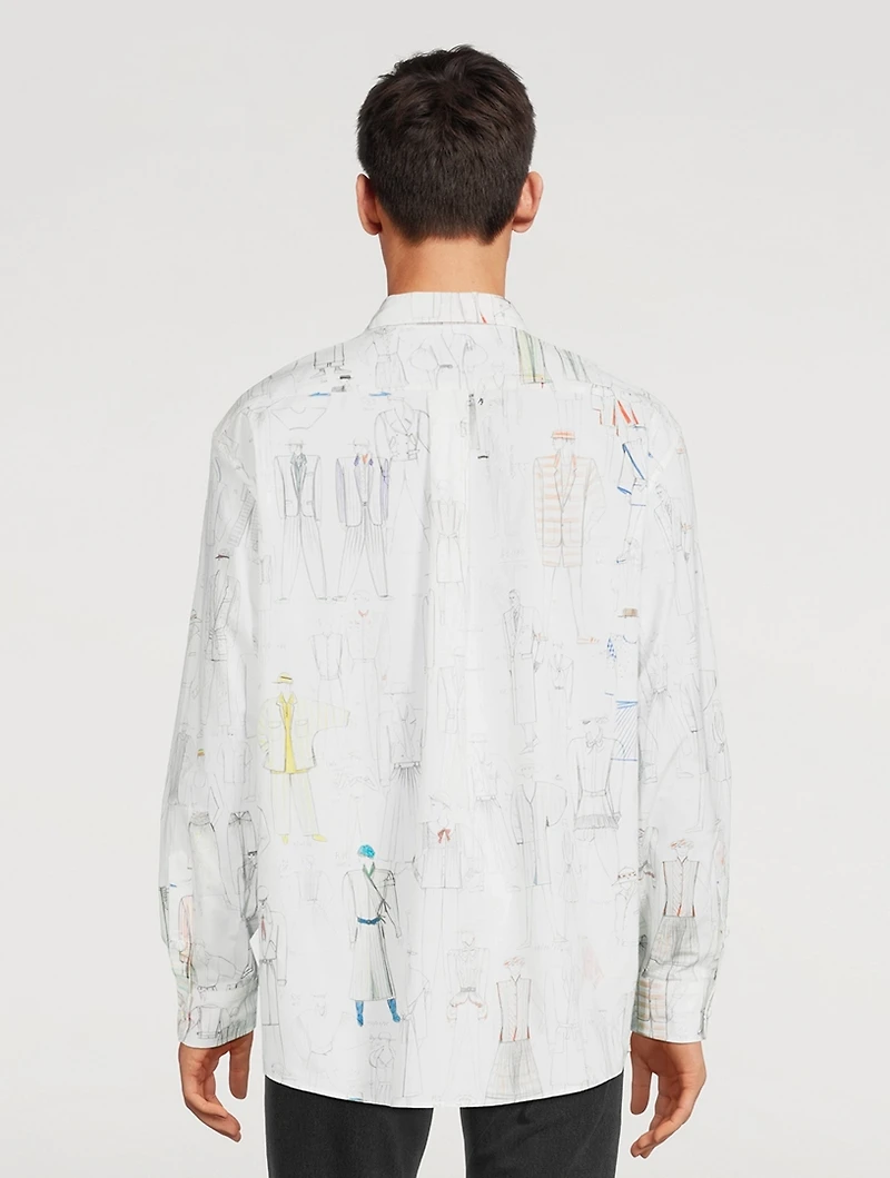 Sketch Cotton Shirt
