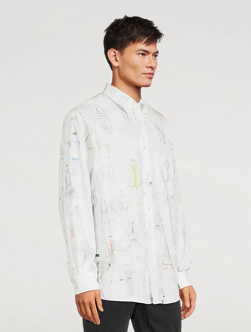 Sketch Cotton Shirt