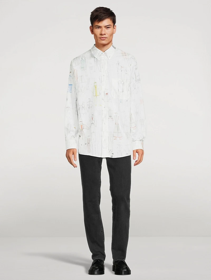 Sketch Cotton Shirt
