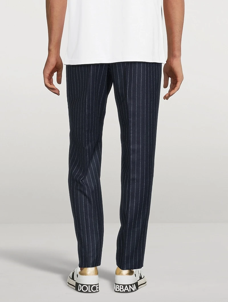 Striped Tailored Trousers