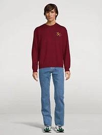 Tiger Tail K Wool Oversized Sweatshirt