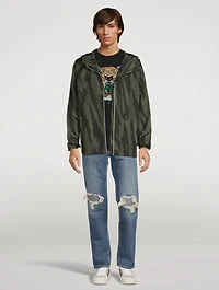 Cotton T-Shirt With Tiger Embroidery
