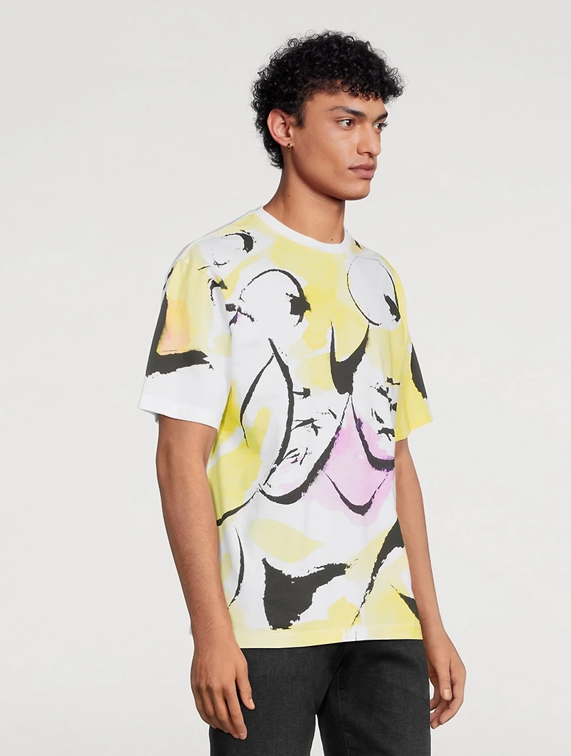 Akae Smiling Tiger Oversize T-Shirt