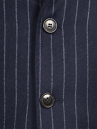 Wool Pinstripe Blazer