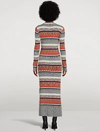 Long-Sleeve Midi Dress