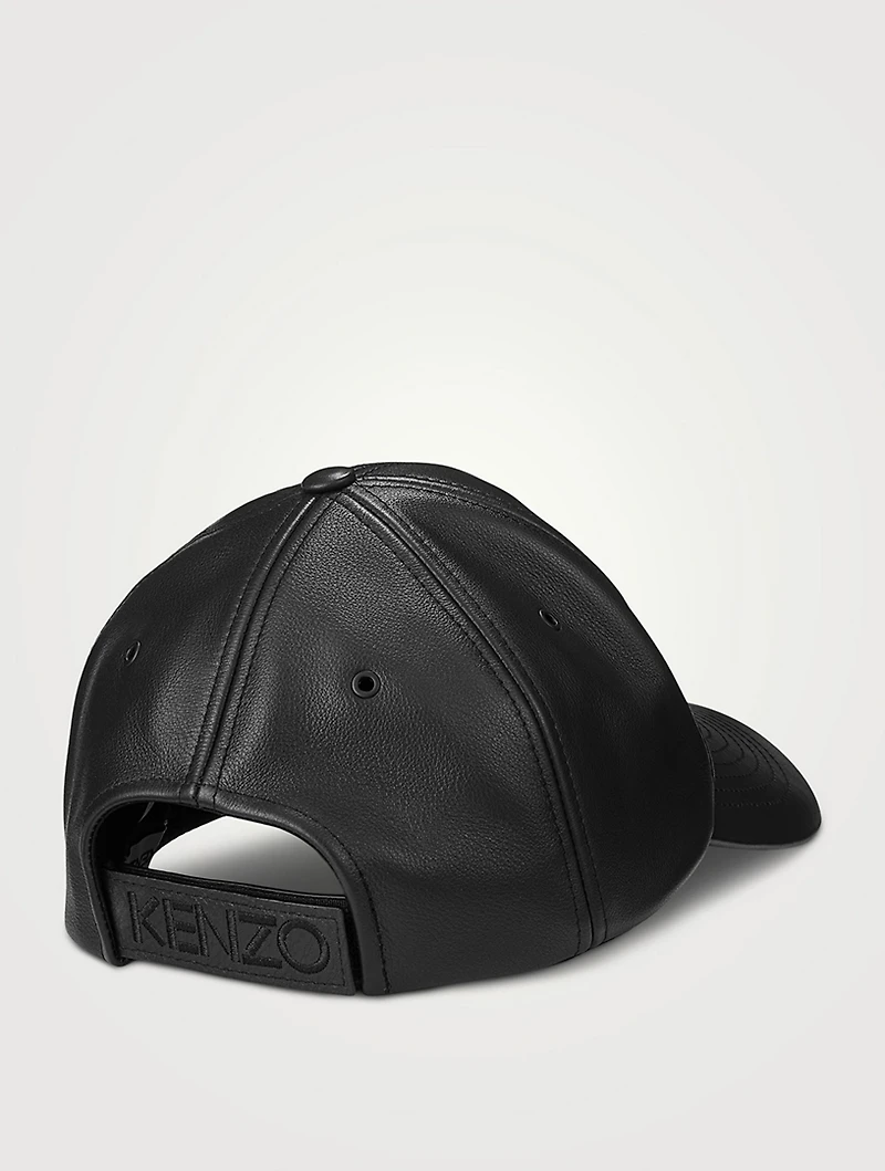 Tiger Leather Baseball Cap