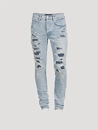 Destroy Repair Slim-Fit Jeans