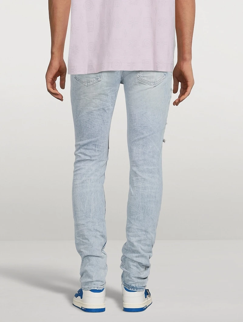 Destroy Repair Slim-Fit Jeans