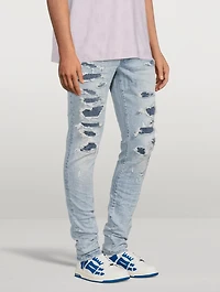 Destroy Repair Slim-Fit Jeans