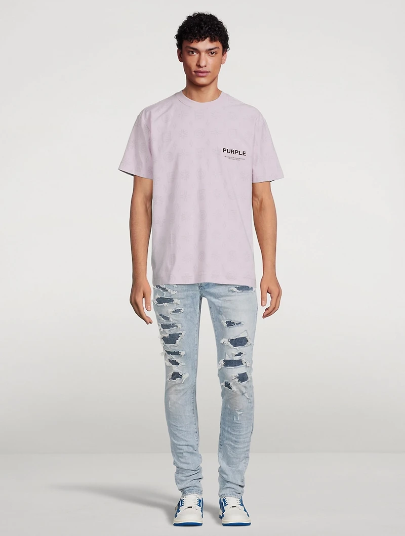 Destroy Repair Slim-Fit Jeans