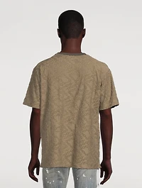 Terry Jacquard Crewneck T-Shirt