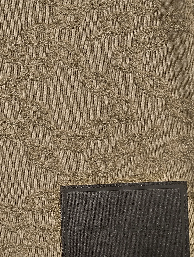 Terry Jacquard Crewneck T-Shirt