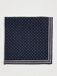 Wool And Cotton Pocket Square