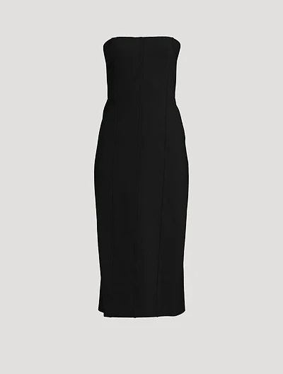Melonia Strapless Scuba Dress