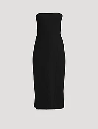 Melonia Strapless Scuba Dress