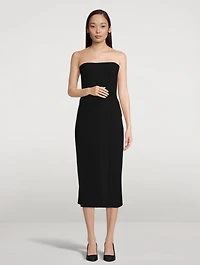 Melonia Strapless Scuba Dress