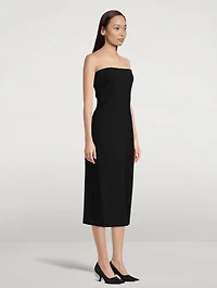 Melonia Strapless Scuba Dress