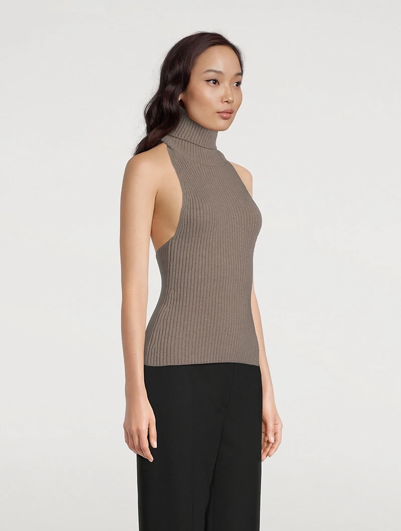 Edita Backless Turtleneck
