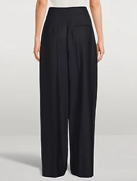 Mare Wool Wide-Leg Trousers