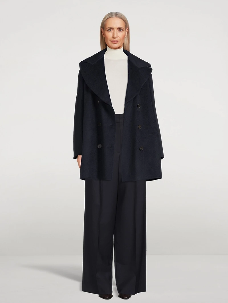 Mare Wool Wide-Leg Trousers