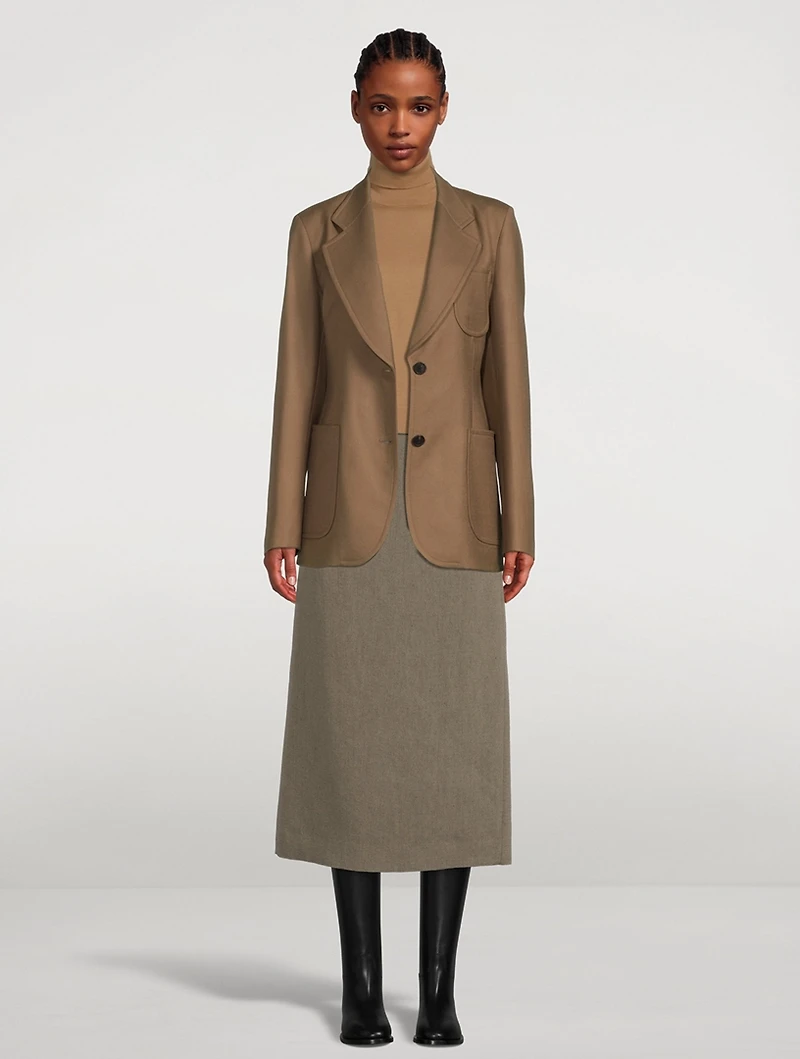 Piita Sleeveless Wool Turtleneck