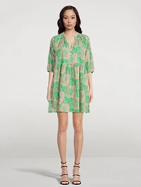 Odeon Mini Dress Paisley Print