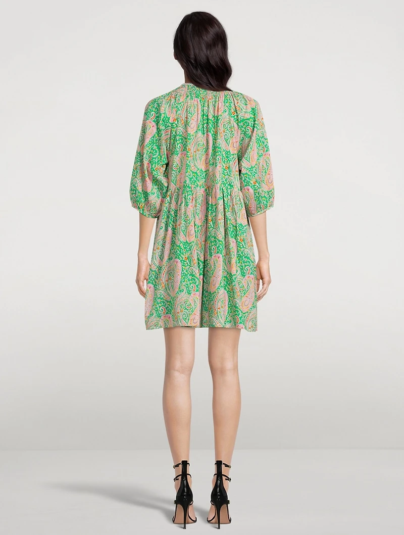 Odeon Mini Dress Paisley Print