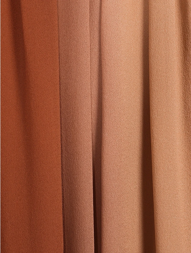 Ombré Crepe Halter Dress