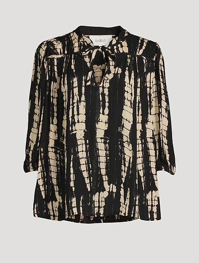 Kea Blouse Tie-Dye Print