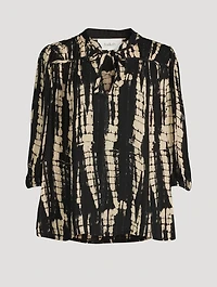 Kea Blouse Tie-Dye Print