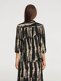Kea Blouse Tie-Dye Print