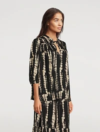 Kea Blouse Tie-Dye Print