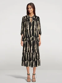 Kea Blouse Tie-Dye Print