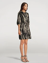 Kenya Shirt Dress In Tie-Dye Print